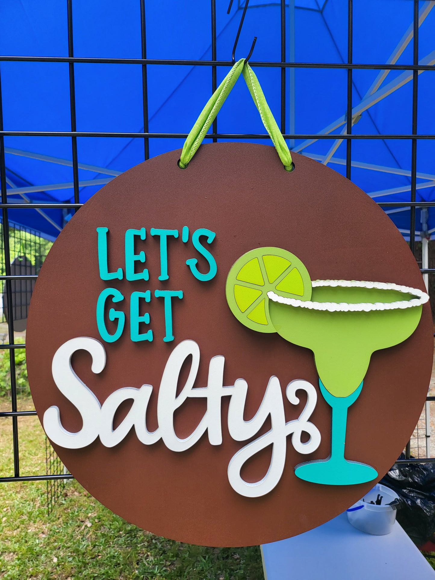 Let's Get Salty Door Hanger