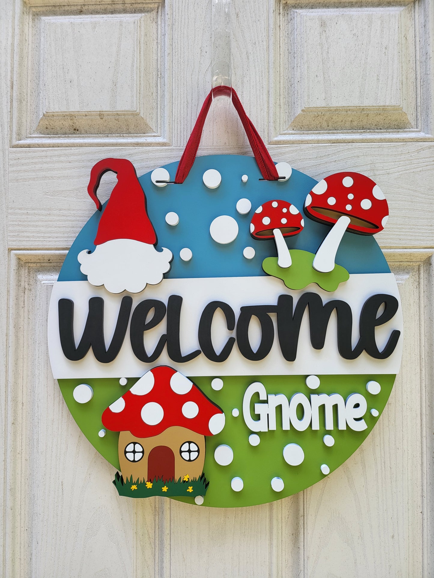 Welcome Gnome Door Hanger