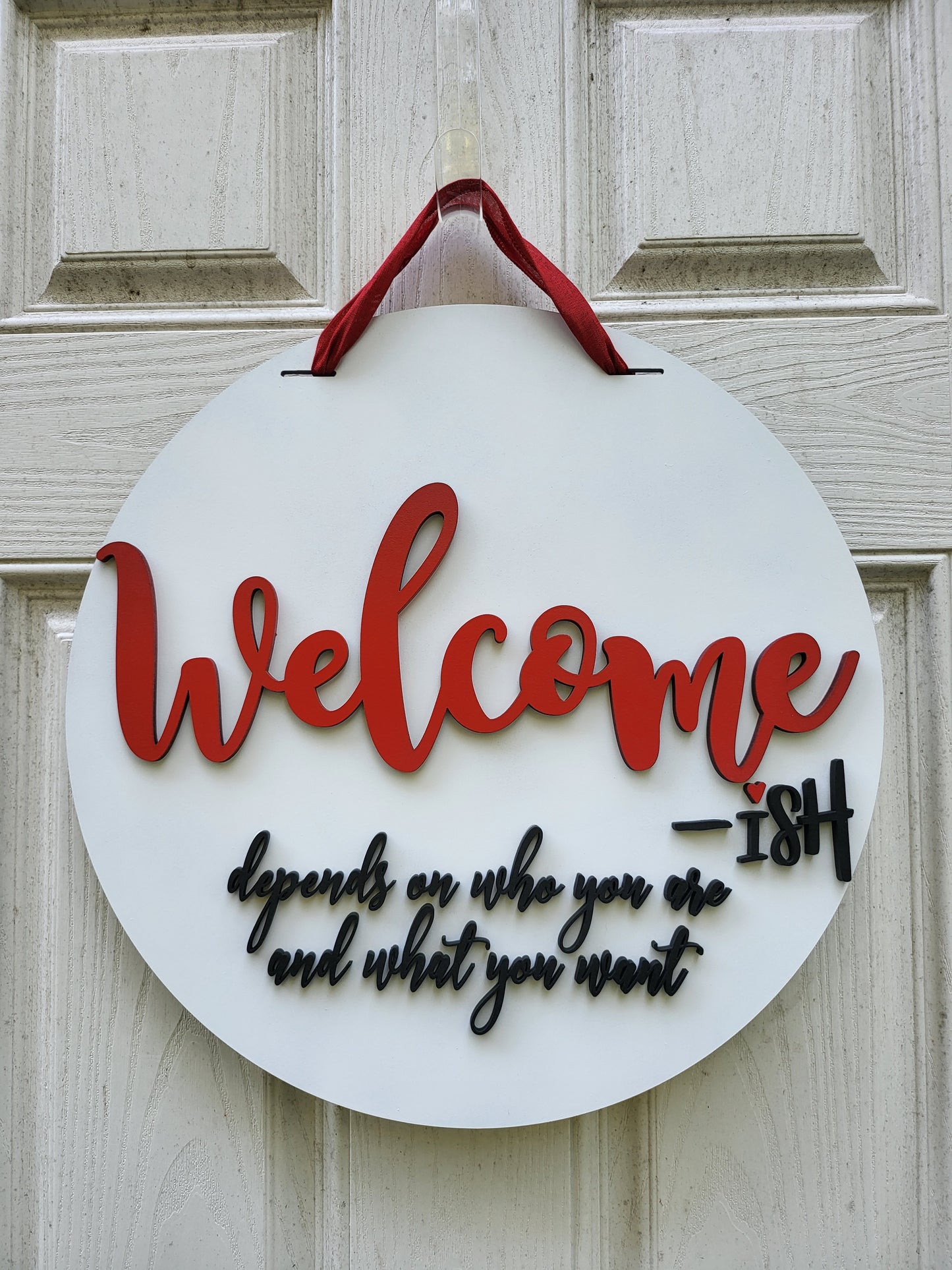 Welcome-ish Door Hanger