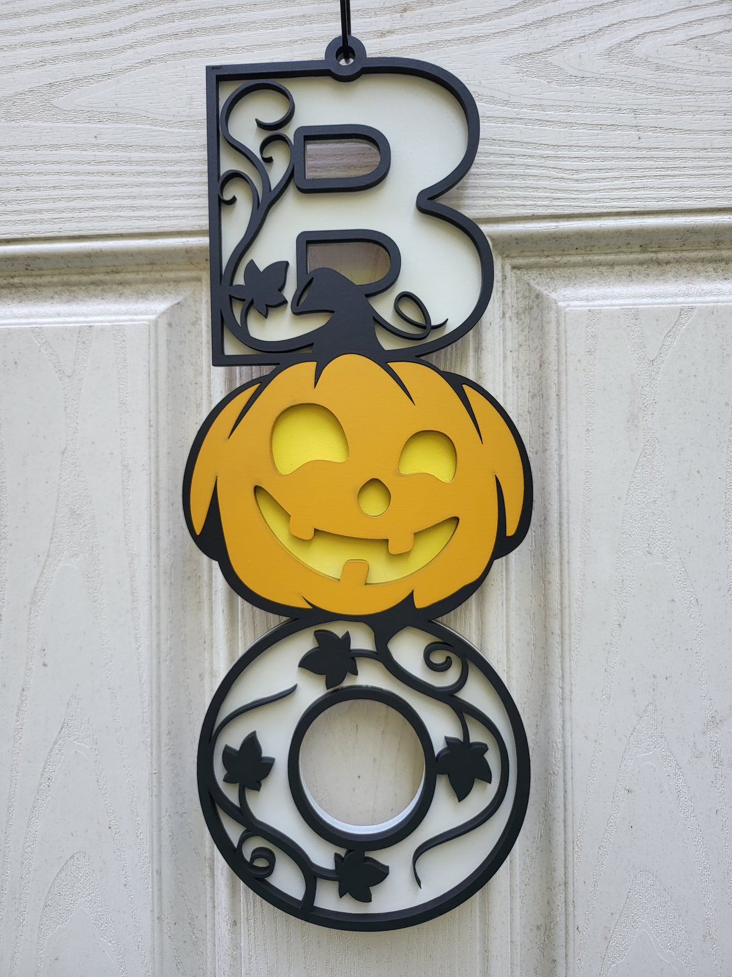 Boo Pumpkin Door Hanger