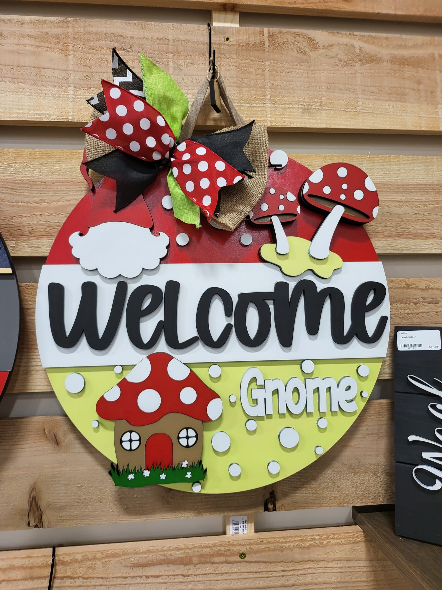 Welcome Gnome Door Hanger